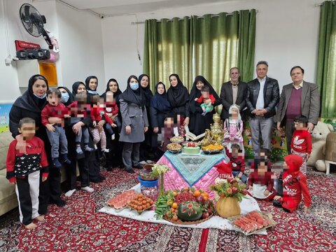 گزارش تصویری جشن یلدا در شیرخوارگاه امام علی علیه السلام