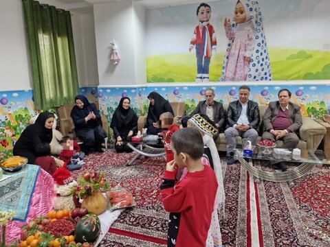 گزارش تصویری جشن یلدا در شیرخوارگاه امام علی علیه السلام