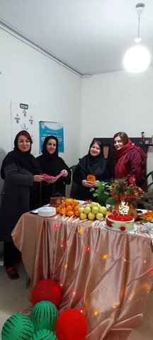 مراسم شب چله در مرکز توانبخشی تحت نظارت بهزیستی کرج