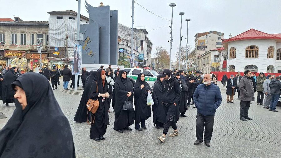 اجتماع مردمی حماسه ۸ دی در گیلان آغاز شد