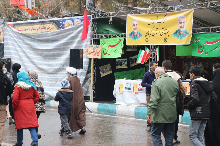 حضور فعال بهزیستی استان کرمان در مراسم پنجمین سالگرد عروج سردار دلها