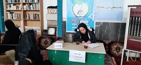 کاروان سلامت توانبخشی مبتنی بر جامعه و میز خدمت بهزیستی در روستای نجم آباد برگزار شد