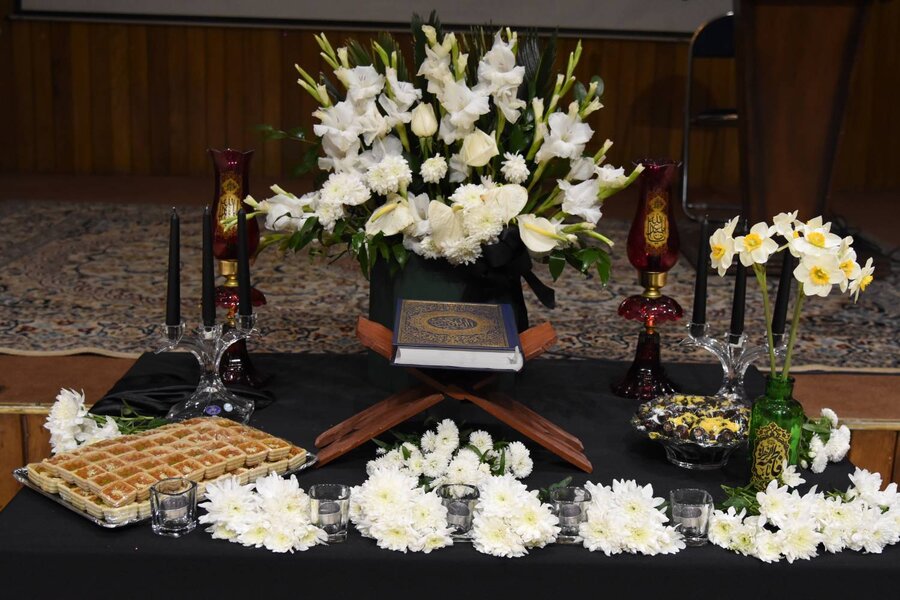 برگزاری مراسم ختم فاتحه مرحومه هدیجی در شیرخوارگاه آمنه برگزاری مراسم ختم فاتحه مرحومه هدیجی در شیرخوارگاه آمنه