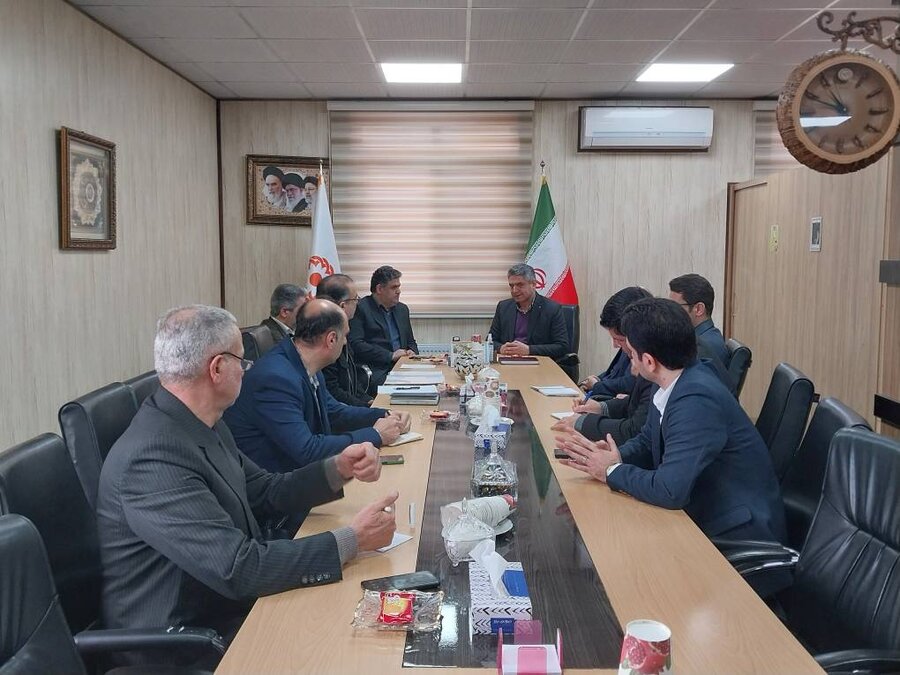 دیدار و نشست مشترک مدیر کل بهزیستی گیلان با مدیرکل بنیاد مسکن گیلان