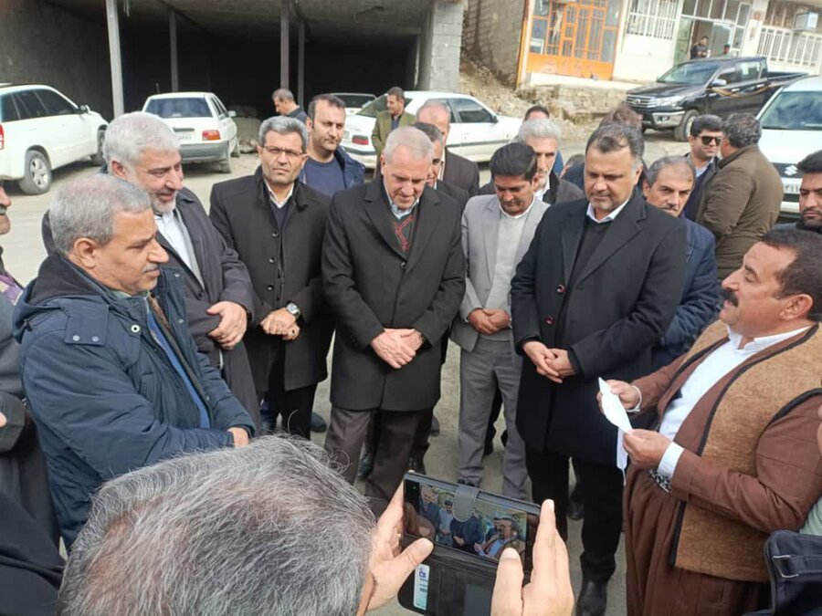 کامیاران | دیدار نماینده ی مجلس و مدیر کل بهزیستی کردستان با مردم