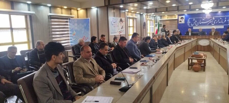 نشست شورای اداری در فرمانداری شهرستان املش