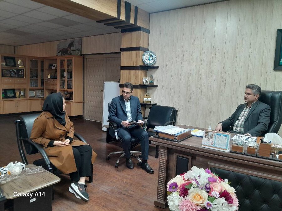 دیدار مدیرکل بهزیستی گیلان با نماینده موسسه تاک در استان گیلان