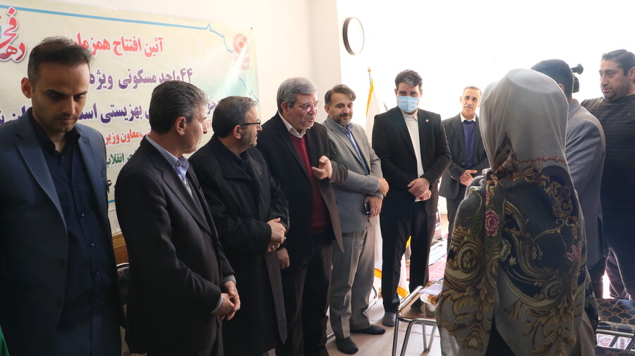 افتتاح 44 واحد مسکونی مددجویان بهزیستی خراسان شمالی