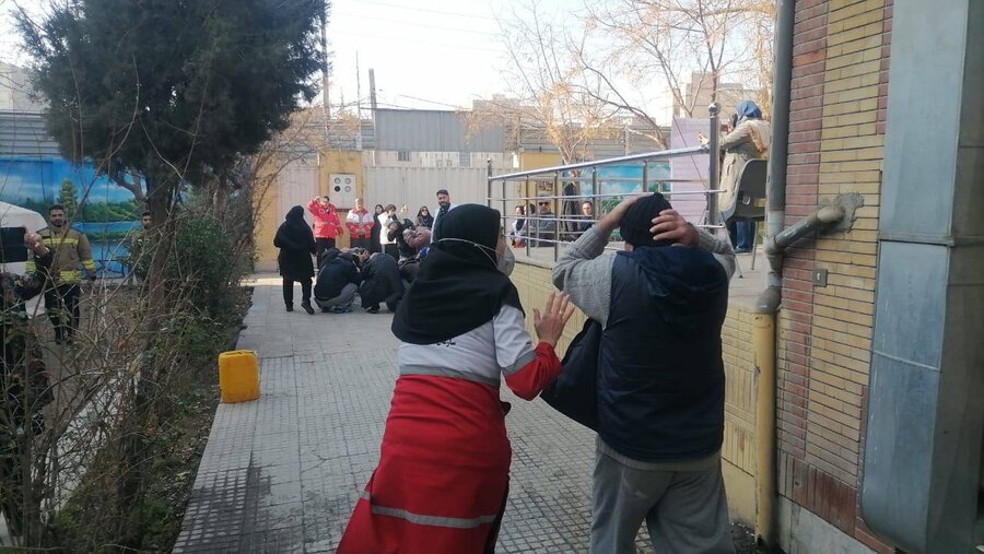 شهر قدس | مانور زلزله در مرکز نگهداری اعصاب و روان آزادی انجام شد