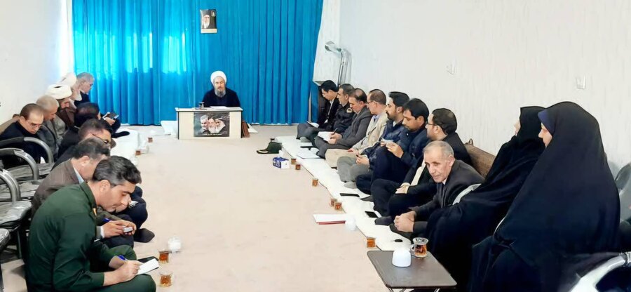دیدار با امام جمعه شهرستان با حضور رئیس بهزیستی شاهین دژ