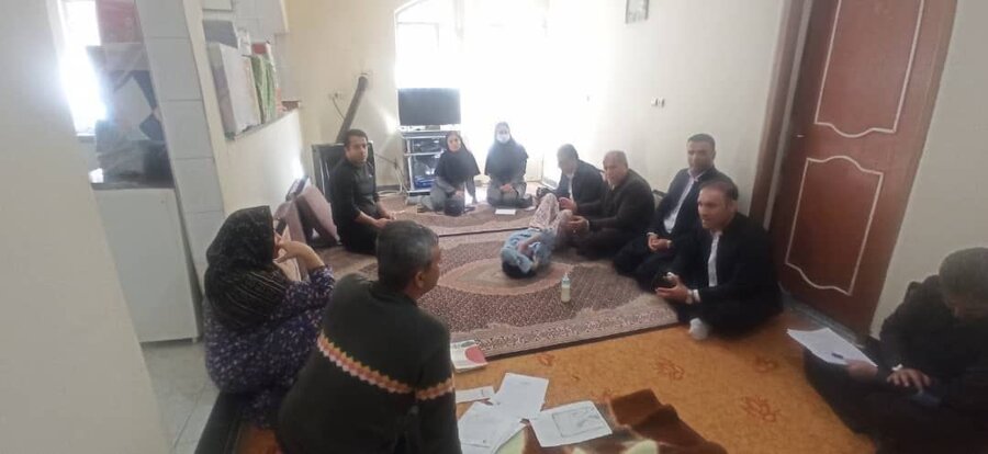 مریوان | بازدید مشترک ادارات بهزیستی و کمیته امداد امام (ره) از منازل مددجویان