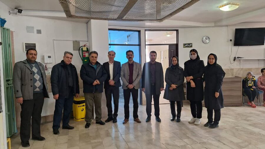 بازدید هیات حسابرسی دیوان محاسبات استان کردستان از بهزیستی بیجار