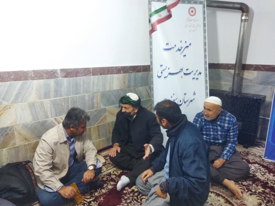 میز خدمت بهزیستی در مسجد جامع ناحیه منفصل شهری(نایسر)