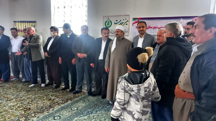 میز خدمت بهزیستی در مسجد جامع شهرستان دیواندره