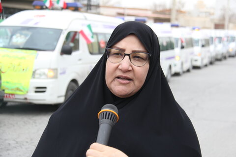 گزارش تصویری| مانور خودروهای اورژانس اجتماعی