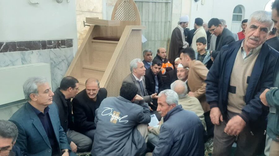 قروه | میز خدمت بهزیستی در مسجد النبی