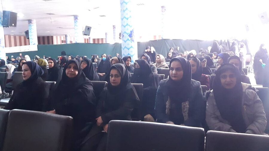 شهریار | حضور بانوان بهزیستی شهرستان در مراسم جشن محوری زنان فجرآفرین