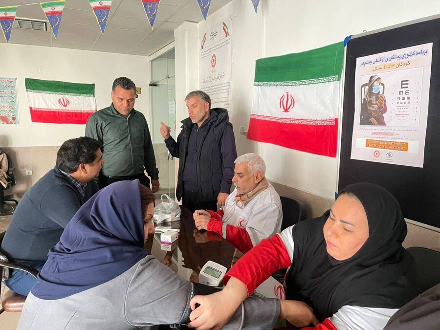 ملارد | غربالگری سلامت جسمانی کارکنان و جامعه هدف اداره بهزیستی