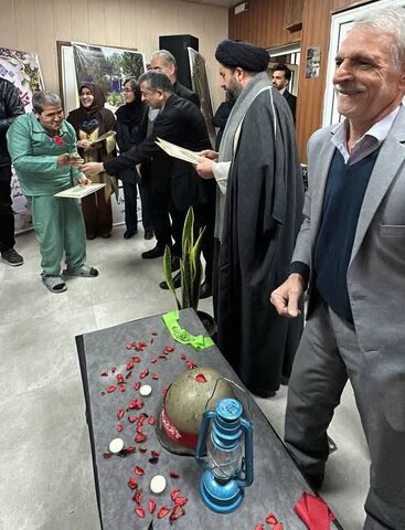 مراسم تجلیل از جانبازان بستری در مرکز توانبخشی تحت نظارت بهزیستی شهرستان کرج