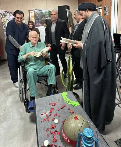 مراسم تجلیل از جانبازان بستری در مرکز توانبخشی تحت نظارت بهزیستی شهرستان کرج
