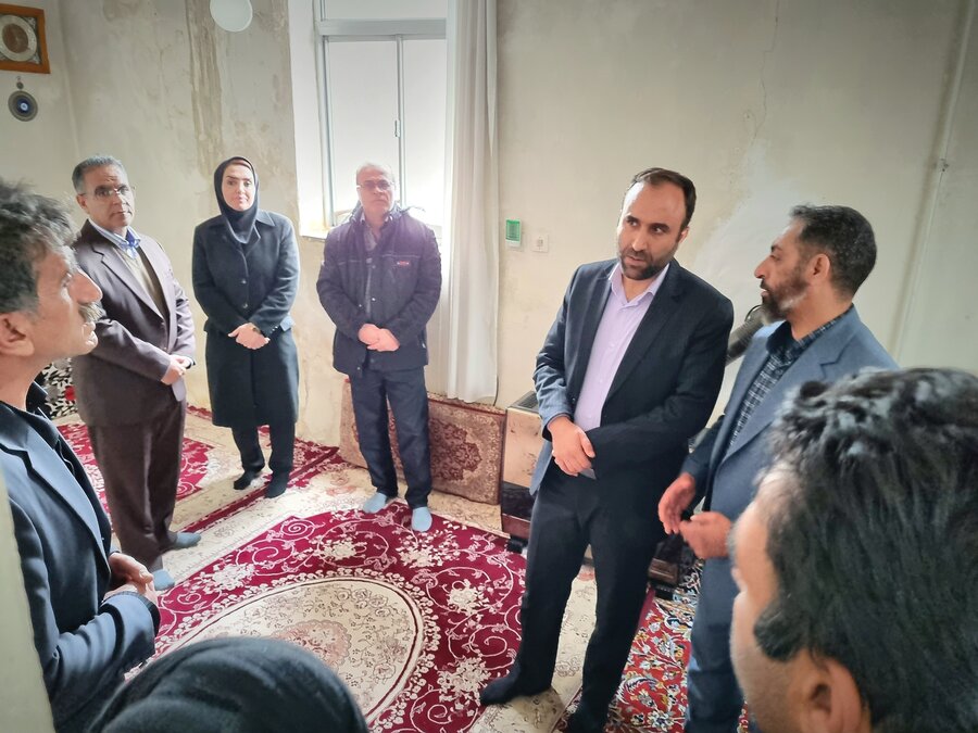 بازدید مدیرکل از منزل مددجویان