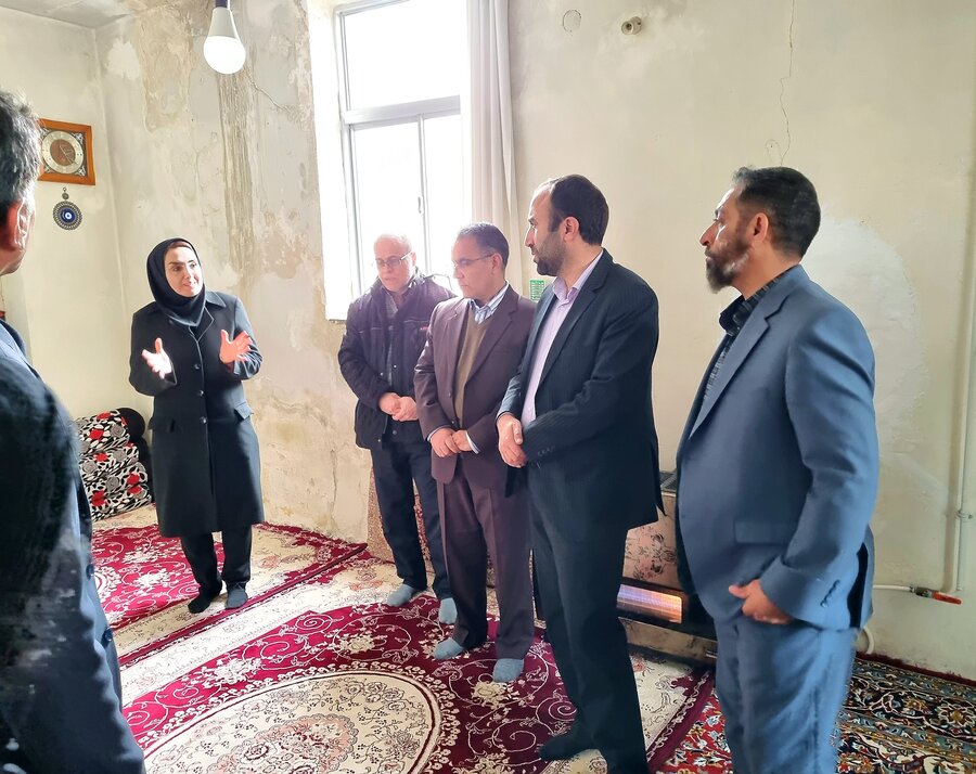 بازدید مدیرکل از منزل مددجویان
