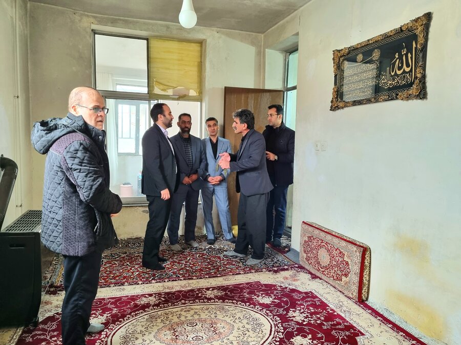 بازدید مدیرکل از منزل مددجویان