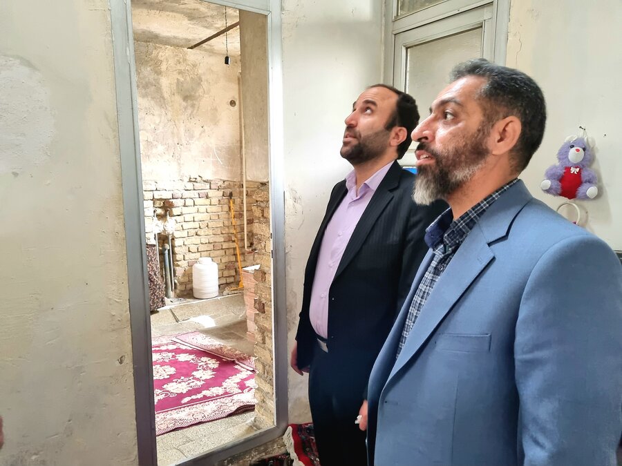 بازدید مدیرکل از منزل مددجویان