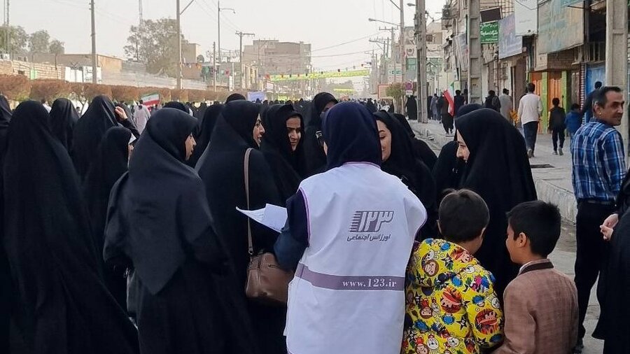 حضور پرسنل بهزیستی سیستان و بلوچستان در راهپیمایی ۲۲ بهمن