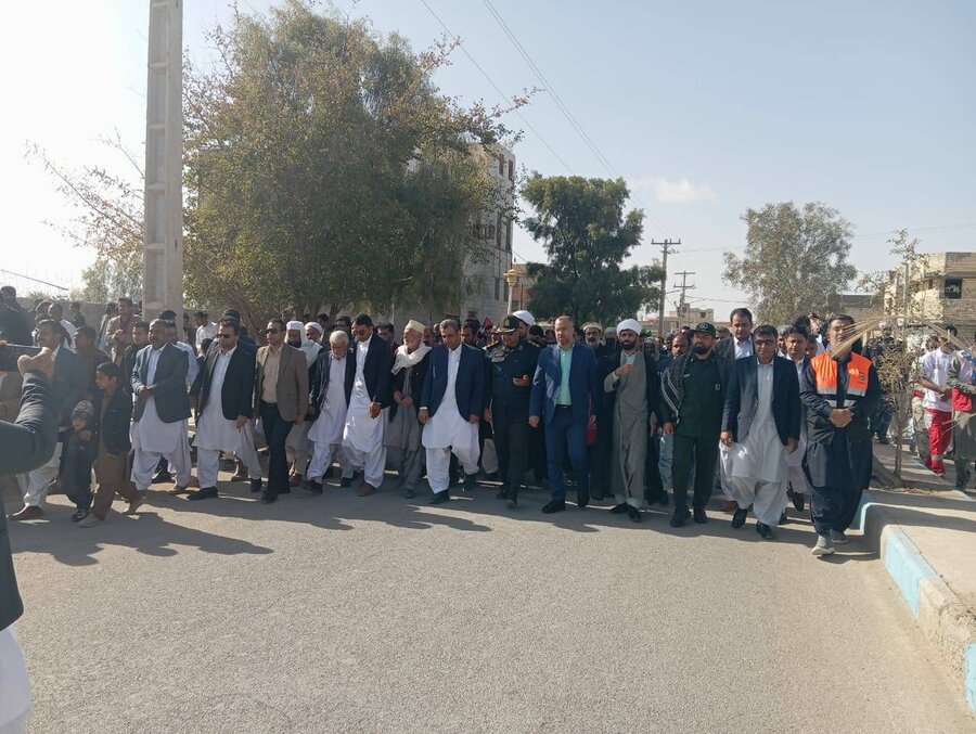 حضور پرسنل بهزیستی سیستان و بلوچستان در راهپیمایی ۲۲ بهمن