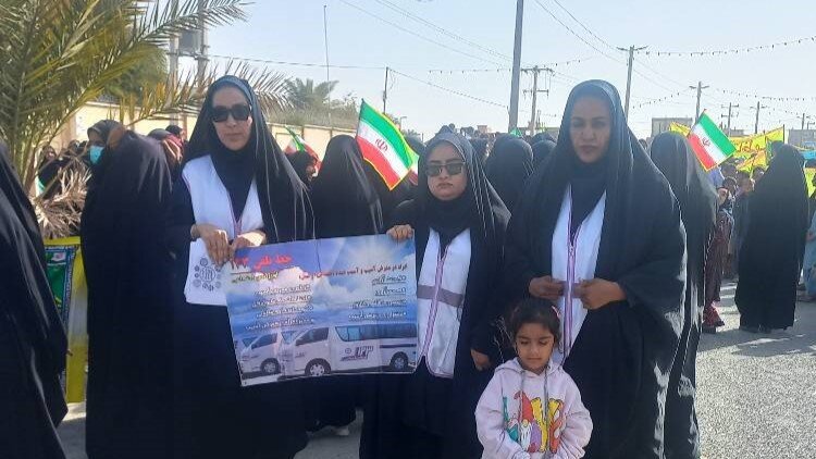 حضور پرسنل بهزیستی سیستان و بلوچستان در راهپیمایی ۲۲ بهمن