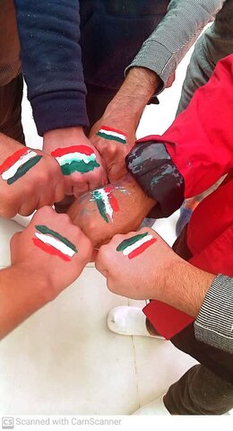 جشن پیروزی انقلاب در مرکز سایبان مهر نظرآباد برگزار شد