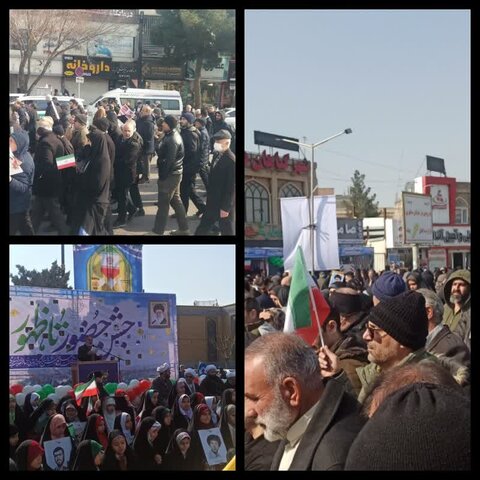حضور پرسنل شهرستان فردیس و همکاران اورژانس اجتماعی در راهپیمایی یوم الله ۲۲ بهمن