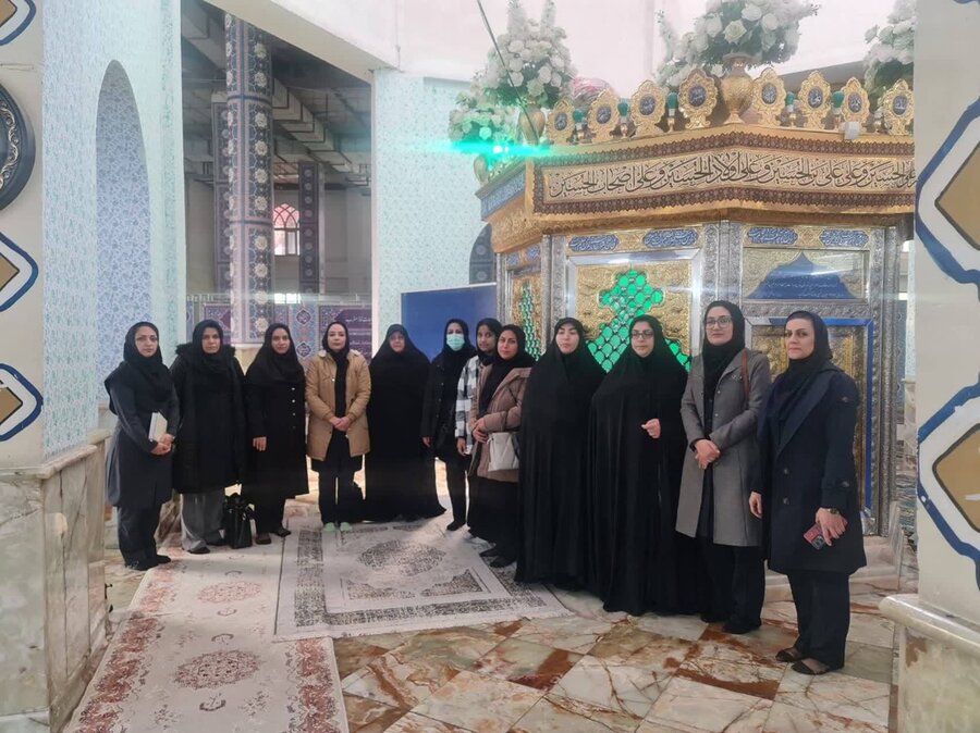 شهر قدس | برپایی اردوی زیارتی با حضور رئیس اداره بهزیستی بمناسبت دهه مبارک فجر و اعیاد شعبانیه