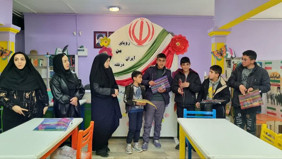 بازدید دانش آموزان استثنایی از نمایشگاه توانمندی‌های معلولین CBR در چالدران