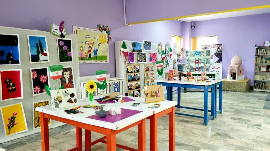 برپایی نمایشگاه توانمندیهای معلولین CBR بهزیستی چالدران