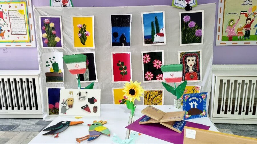 برپایی نمایشگاه توانمندیهای معلولین CBR بهزیستی چالدران