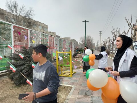 ساوجبلاغ | اجرای پیاده روی نمادین پرسنل اورژانس اجتماعی در سطح شهر هشتگرد