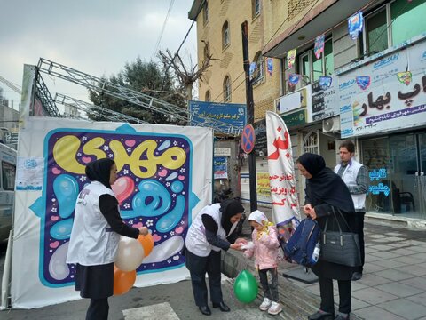 ساوجبلاغ | اجرای پیاده روی نمادین پرسنل اورژانس اجتماعی در سطح شهر هشتگرد