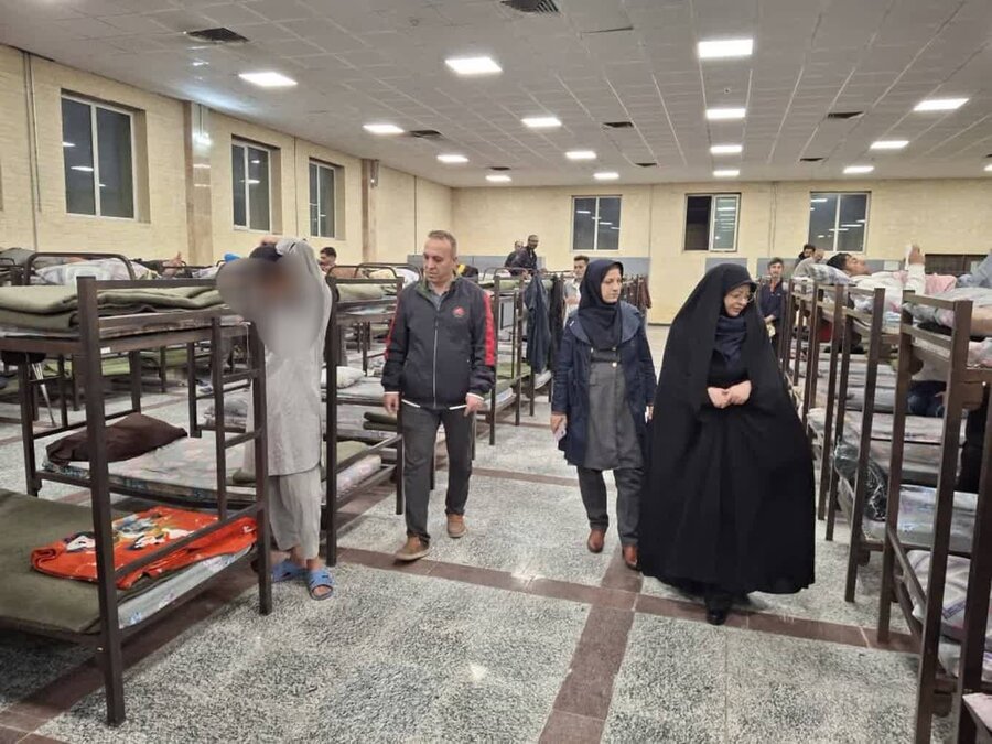 شهریار | بازدید سرزده رئیس بهزیستی و جمعی از مسئولین در شهرداری شهرستان از گرمخانه نگار
