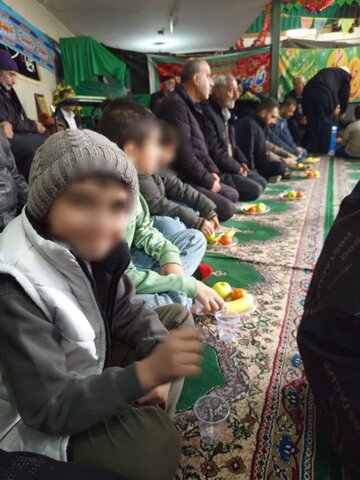 حضور فرزندان خانه ولیعصر عج ساوج در جشن نیمه شعبان