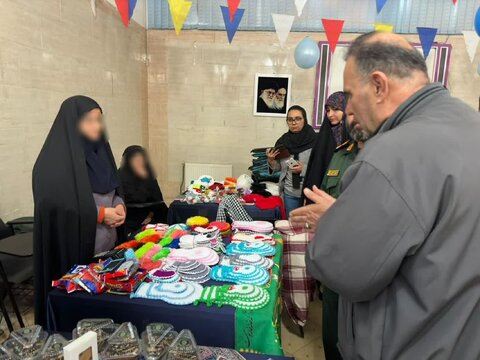 ساوجبلاغ | حضور خانواده بهزیستی در نمایشگاه نور و امید