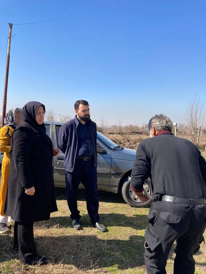 بازدیداز منزل توانخواه اعصاب و روان در بخش سنگر
