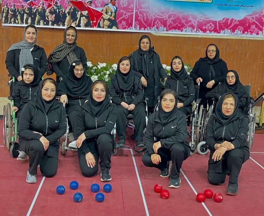 کسب مقام دوم خواهران آذربایجان شرقی در مسابقات قهرمانی کشوری بوچیا 
