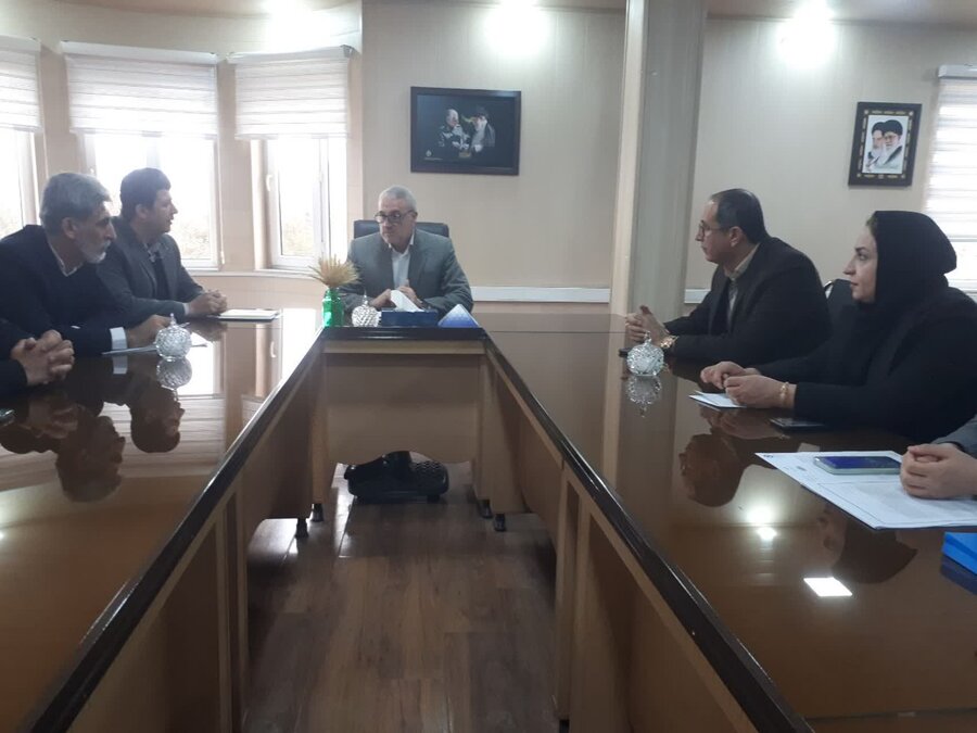 جلسه کارگروه مناسب سازی در کامیاران 
