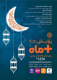 برگزاری پویش مثبت ماه در سراسر کشور
