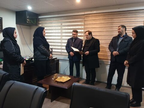 کرج | مراسم تکریم و معارفه رئیس مرکز نگهداری حضرت فاطمه (س) برگزار شد