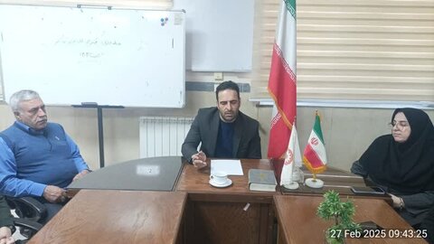 گزارش تصویری| جلسه هماهنگی  رئیس بهزیستی با مسئولین واحدها و همکاران اهر