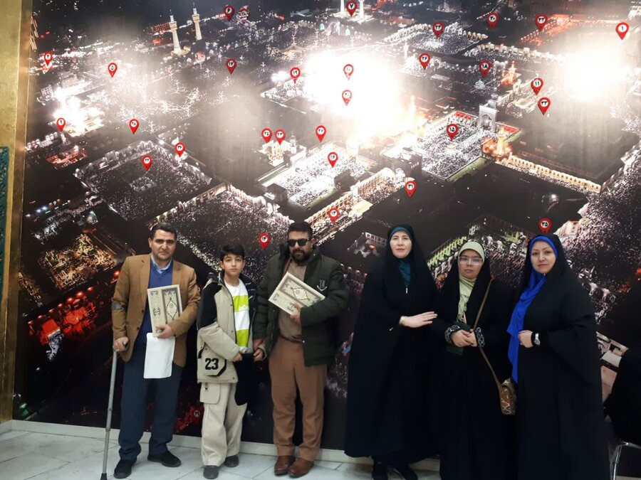 کسب رتبه معلولین بهزیستی استان البرز در جشنواره سراسری فرهنگی  مذهبی زندگی با قرآن در مشهد مقدس