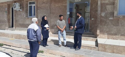 بازدید رئیس و کارشناس اداره بهزیستی رامهرمز از مجتمع‌های خدمات رفاهی